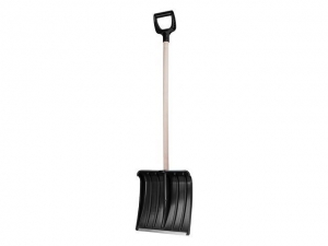 Лопата снеговая пластм. 380х365мм с дер.черенком STARTUL STANDART (ST9062-3) (черенок 1й сорт)