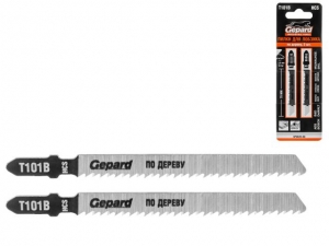 Пилка лобз. по дереву T101B (2 шт.) GEPARD (пропил прямой, тонкий, аккуратный и чистый рез)