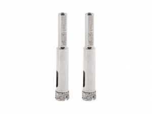 Коронка алмазная  d 8мм по стеклу и керамике 2шт. GEPARD (GP2076-08) (сверло алмазное трубчатое, 2шт)