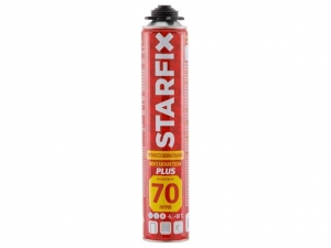 Пена монтажная профессиональная всесезонная STARFIX Foam Pro Plus 70 (890мл) (Выход пены до 70 литров)