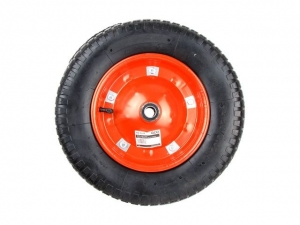 Колесо надувн. 3.25-8" (подшипн. ф35x20 мм, для оси 20x90мм) (Подходит к тачкам: WB152-2, WB153-2, WB201-2) (ECO)