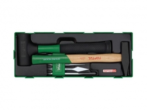 Набор-сет молотки, выколотки и зубила 7предм. TOPTUL