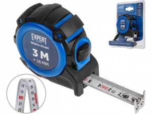 Рулетка 3м/16мм EXPERT STARTUL (SE3012-0316M) (Автостоп, двухсторонняя шкала нанесения, нейлоновое покрытие,   усиленный магнитный двухсторонний за)