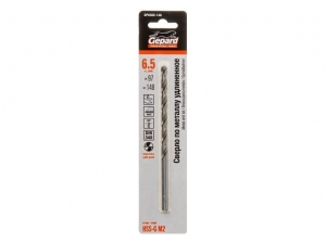 Сверло по металлу ц/х 6.5х97х148 мм удлиненное HSS-G GEPARD