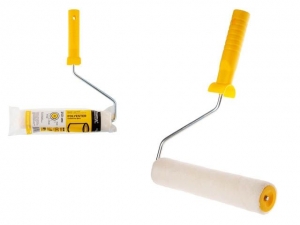 Валик "POLYESTER" 40-250мм с ручкой 8мм бежевый STARTUL PROFI (ворс 5 мм, нанесение всех видов лака, филт, полиэстер, велюр)