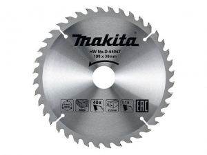 Диск пильный 190х30 мм 40 зуб. по дереву MAKITA