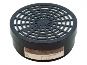 Фильтр к респиратору "Исток-400" А1Р1 (РУ-60М) инд.уп/2шт. (А1Р1 - органические газы и пары(бензол, эфиры, бензин, нитросоединения бензола, хлор- и фо