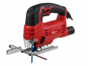 Лобзик электрический WORTEX JS 8008-1 LE в кор. 810 Вт, 1000-2900 ход/мин, пропил до 80 мм. (Быстрозажимной патрон, маятниковый ход, рег. об., подсвет