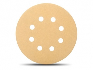 Шлифлист 125мм круг P80 бумага, самосцепл. (8 отв.) Abraforce