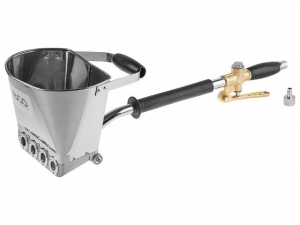 Приспособление для штукатурных работ (хоппер-ковш) ECO SGH-01 (нанесение строительных смесей, 4 сопла, 4-6 бар, 4 л, 1/2")