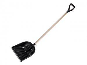 Лопата снеговая пластм. 410х460мм с дер.черенком STARTUL MASTER (ST9056-3) (черенок 1й сорт)