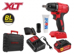 Аккум. ударный гайковерт WORTEX CWR 0318 акб и зу в чем. ALL1 XLT SET 18 В, 310 Н*м, 1/2", 4 А*ч (вес 2.0 кг)