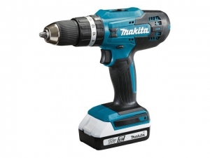 Аккум. дрель-шуруповерт MAKITA LXT HP 488 DWAE в чем. (18.0 В, 2 акк., 2.0 А/ч Li-Ion, 2 скор., 42 Нм, шурупы до 10 мм. G-series)