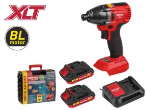 Аккум. ударный гайковерт/винтоверт WORTEX CWR 0118 в чем. ALL1 XLT SET БЕСЩЕТ., 18 В, 160 Н*м (внутр. шестигр. 1/4 ", вес 1.4 кг)