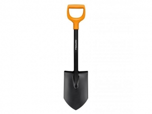 Лопата штыковая укороченная Solid FISKARS (длина:790мм, ширина:95мм)