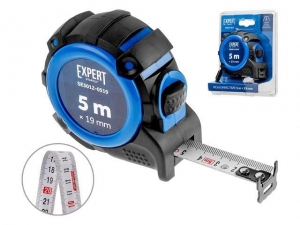 Рулетка 5м/19мм EXPERT STARTUL (SE3012-0519) (Автостоп, двухсторонняя шкала нанесения, нейлоновое покрытие,двухсторонний зацеп)