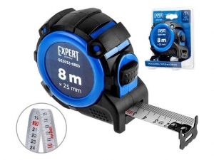 Рулетка 8м/25мм EXPERT STARTUL (SE3012-0825) ( Автостоп, двухсторонняя шкала нанесения, нейлоновое покрытие, двухсторонний зацеп)