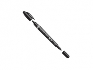 Маркер промышл. перманентный двухсторонний черный MARKAL DURA INK DUAL TIP (толщ. линии 0.7/1.0 мм. Цвет черный)