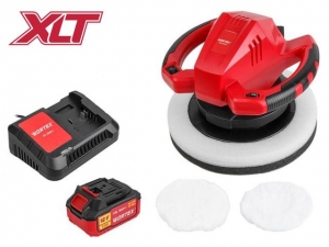 Аккум. полировальная машина WORTEX CPM 2518 E в кор. ALL1 XLT с акб и з/у SET (18 В, 250 мм, 1500-3000 об/мин)