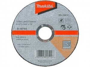 Круг отрезной 115х1,2х22,23 мм  для стали/нержавеющей стали плоский WA60T  MAKITA (115х1,2х22,23, абразивный отрезной диск для стали/нержавеющей стали