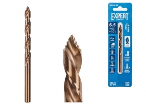 Сверло по металлу ц/х 6.5х63х101 мм HSS-Co EXPERT STARTUL (кобальт 5%)