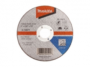 Круг отрезной 125х2.5x22.2 мм для стали  плоский A30S MAKITA