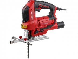 Лобзик электрический WORTEX JS 1009-1 LE в кор. 850 Вт, 500-3000 ход/мин, пропил до 100 мм (Лазер, подсветка, литая платформа)