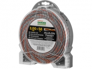 Леска ф 3.0 мм х 56 м витой квадрат сеч. ALULON TWIST STARTUL GARDEN
