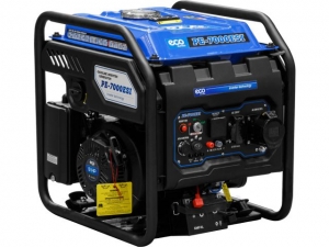 Электростанция (генератор инверторный бензиновый) ECO PE-7000ESI (инверторный, электростарт, 5.5 кВт, 230 В, автозапуск*, бак 15.0 л, вес 38 кг)