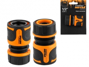 Муфта быстросъемная 1/2"(5/8") STARTUL METSA (ST6013-05-1/2) (soft touch, двухкомпонентная)