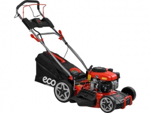 Газонокосилка бензиновая ECO LG-645 E самоходная (4 л.с., шир. 46 см, самоходная, электростарт, мульчир., стальн. корпус, травосборник 60 л)