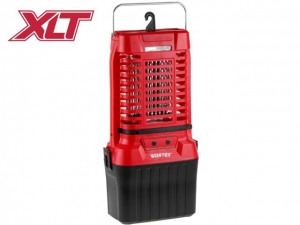 Аккум. уничтожитель насекомых WORTEX CBZ 1825 XLT SOLO 18В, 10 Ват, напряжение сетки 2500 В (Эффективная площадь привлечения насекомых 50 кв.м)