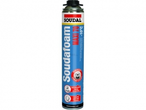 Пена монтажная профессиональная зимняя "Soudal" Soudafoam Maxi 70 (870мл)