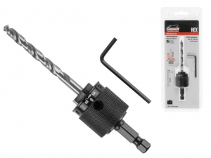 Центр. сверло для биметалл. коронки с шестигр. быстросъем.переходн. PROGRESSOR GEPARD (хвостовик, направляющее сверло для коронки биметаллической сери