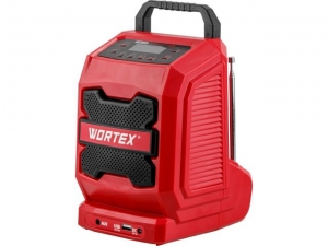 Аккум. радио WORTEX CR 1803 в кор. ALL1 XLT SOLO (FM, AM, Bluetooth, AUX. Работа от аккумулятора и от сети.)