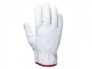 Перчатки кожаные цельные р-р 8/M, JetaSafety (буйволовая кожа) (JETA SAFETY)