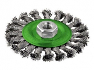 Щетка дисковая косич.115мм/M14 BOSCH (для нержавеющей стали)