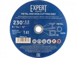 Круг отрезной 230х2.5x22.2 мм для металла и нерж. стали EXPERT STARTUL
