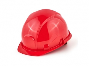 Каска защитная СОМЗ-55 ВИЗИОН RAPID без вент. отверстий красная