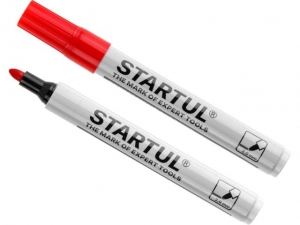 Маркер промышл. перманентный фетровый красный STARTUL PROFI (ST4340-03) (толщ. линии 2,0 мм)
