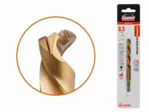 Сверло по металлу шестигр. 8.5х75х117 мм HSS-G TIN GEPARD (многогранная заточка)